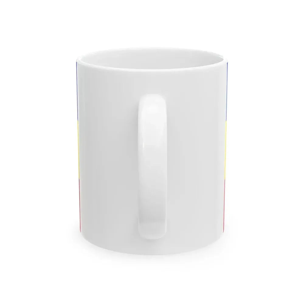 Flag of Andorra end of the 19th century-c. 1930s (Andorra) White Coffee Mug - Go Mug Yourself