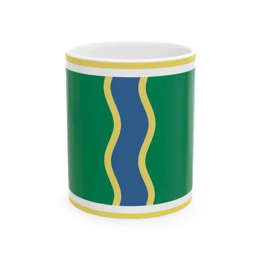 Flag of Andorra la Vella (Andorra) White Coffee Mug 11oz - Go Mug Yourself
