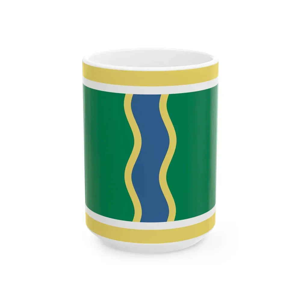 Flag of Andorra la Vella (Andorra) White Coffee Mug 15oz - Go Mug Yourself
