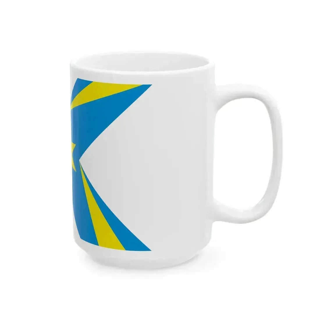 Flag of Andreevka Moscow oblast (Russia) White Coffee Mug - Go Mug Yourself
