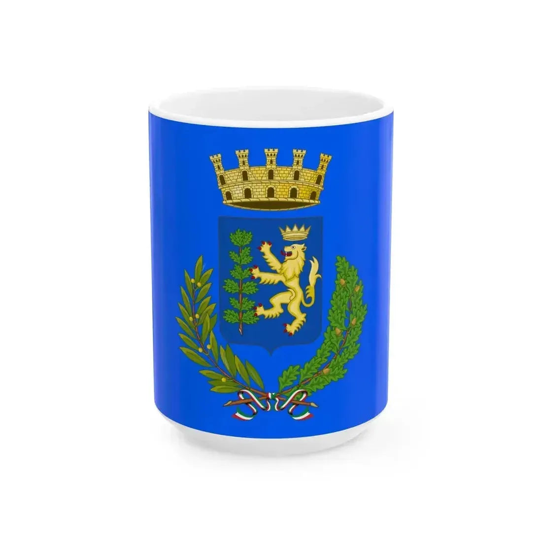 Flag of Andria (Italy) White Coffee Mug 15oz - Go Mug Yourself