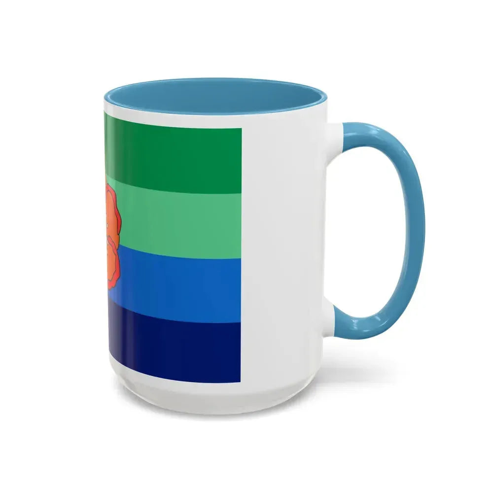 Flag of Angaur Palau - Accent Coffee Mug - Go Mug Yourself