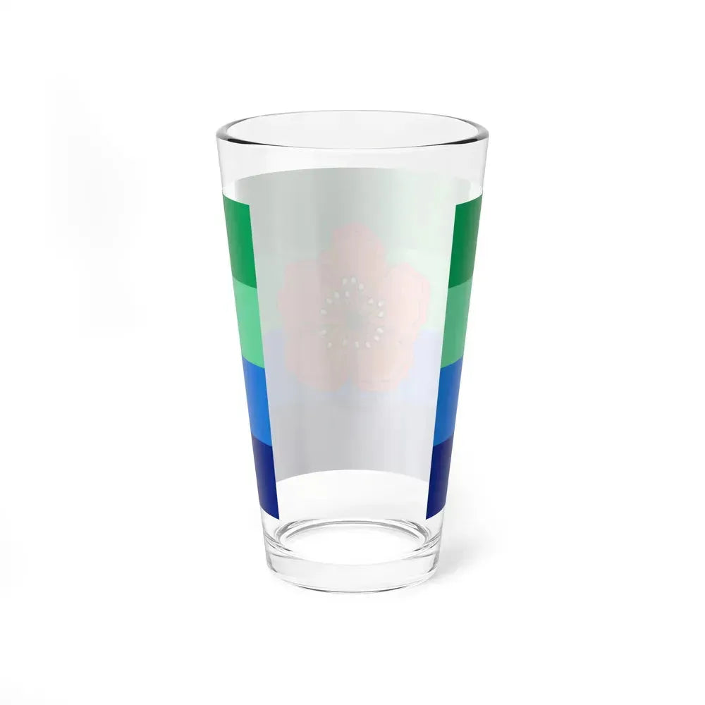 Flag of Angaur Palau - Pint Glass 16oz - Go Mug Yourself