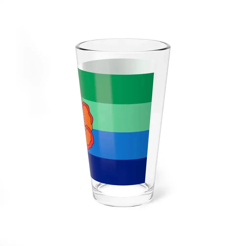 Flag of Angaur Palau - Pint Glass 16oz - Go Mug Yourself