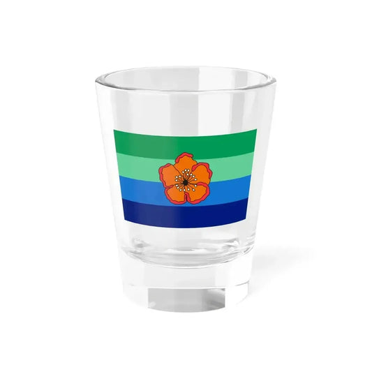 Flag of Angaur Palau - Shot Glass 1.5oz 1.5oz - Go Mug Yourself
