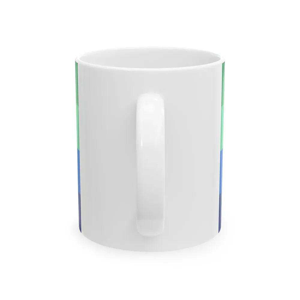 Flag of Angaur Palau - White Coffee Mug - Go Mug Yourself