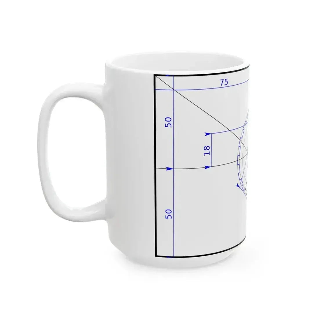 Flag of Angola Construction (Angola) White Coffee Mug - Go Mug Yourself