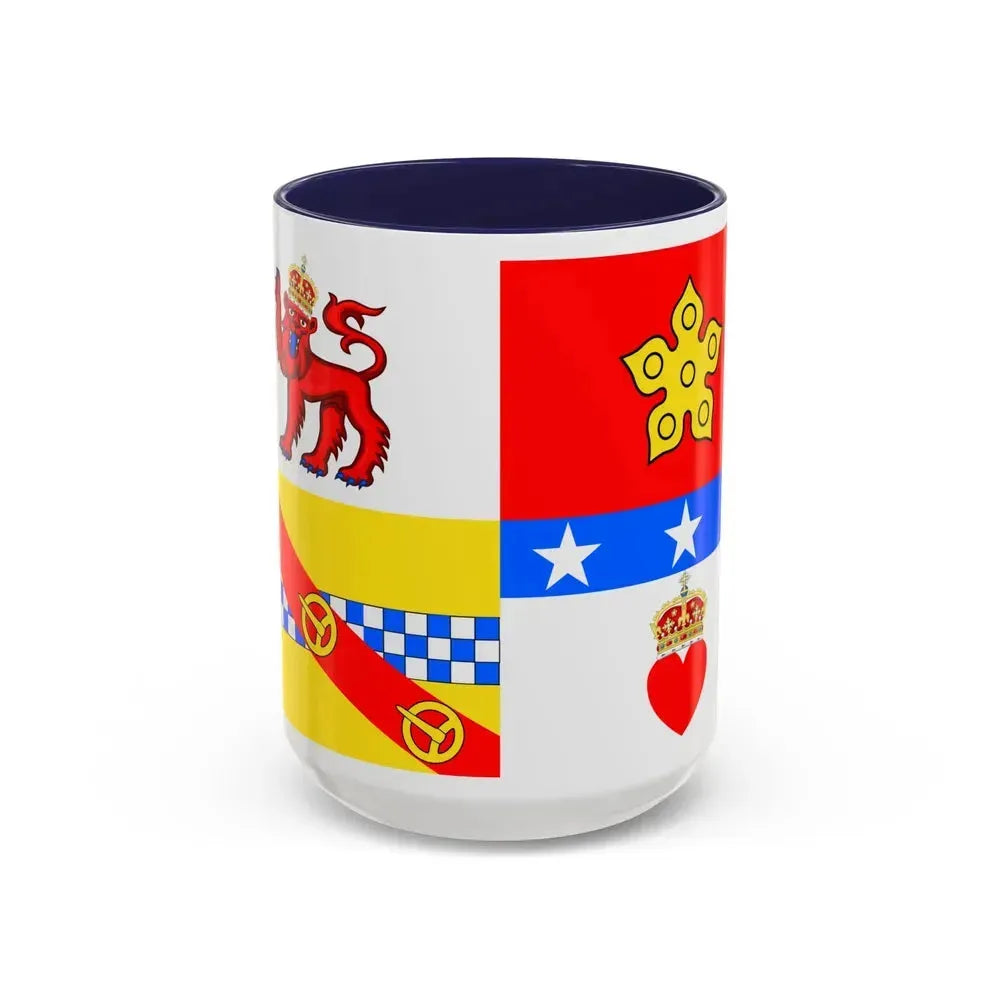 Flag of Angus UK - Accent Coffee Mug 15oz Navy - Go Mug Yourself