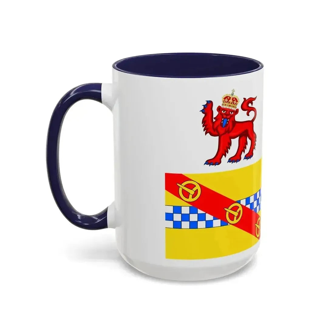 Flag of Angus UK - Accent Coffee Mug - Go Mug Yourself