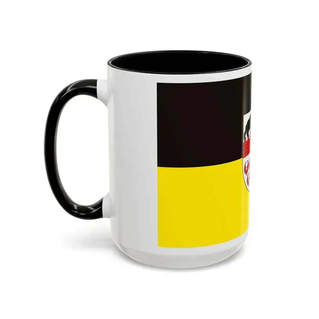 Flag of Anhalt Bitterfeld Germany - Accent Coffee Mug - Go Mug Yourself