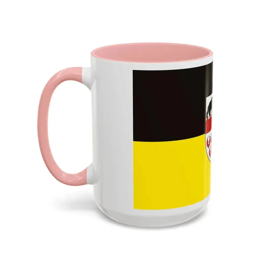 Flag of Anhalt Bitterfeld Germany - Accent Coffee Mug - Go Mug Yourself