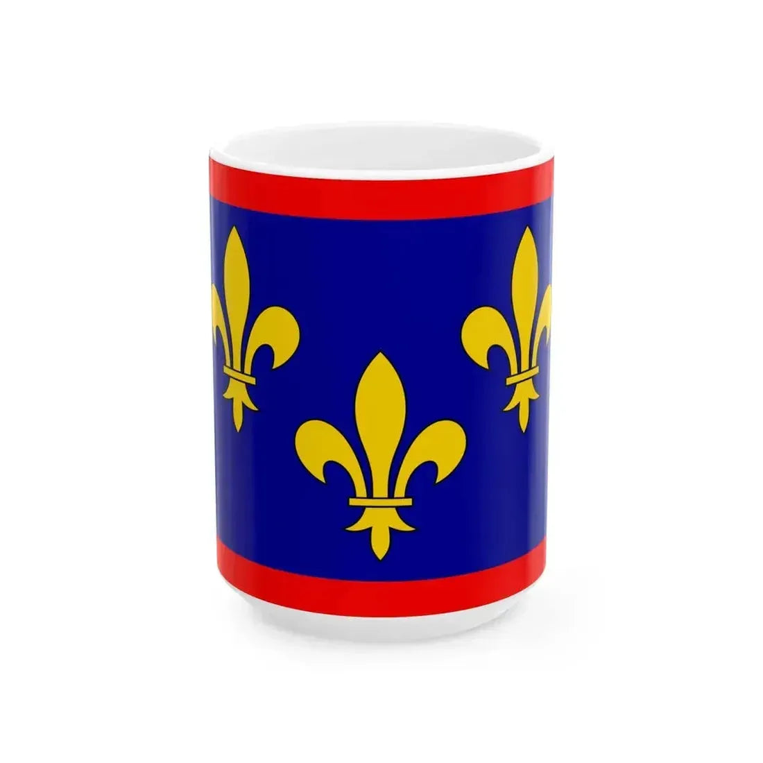 Flag of Anjou (Belgium) White Coffee Mug 15oz - Go Mug Yourself