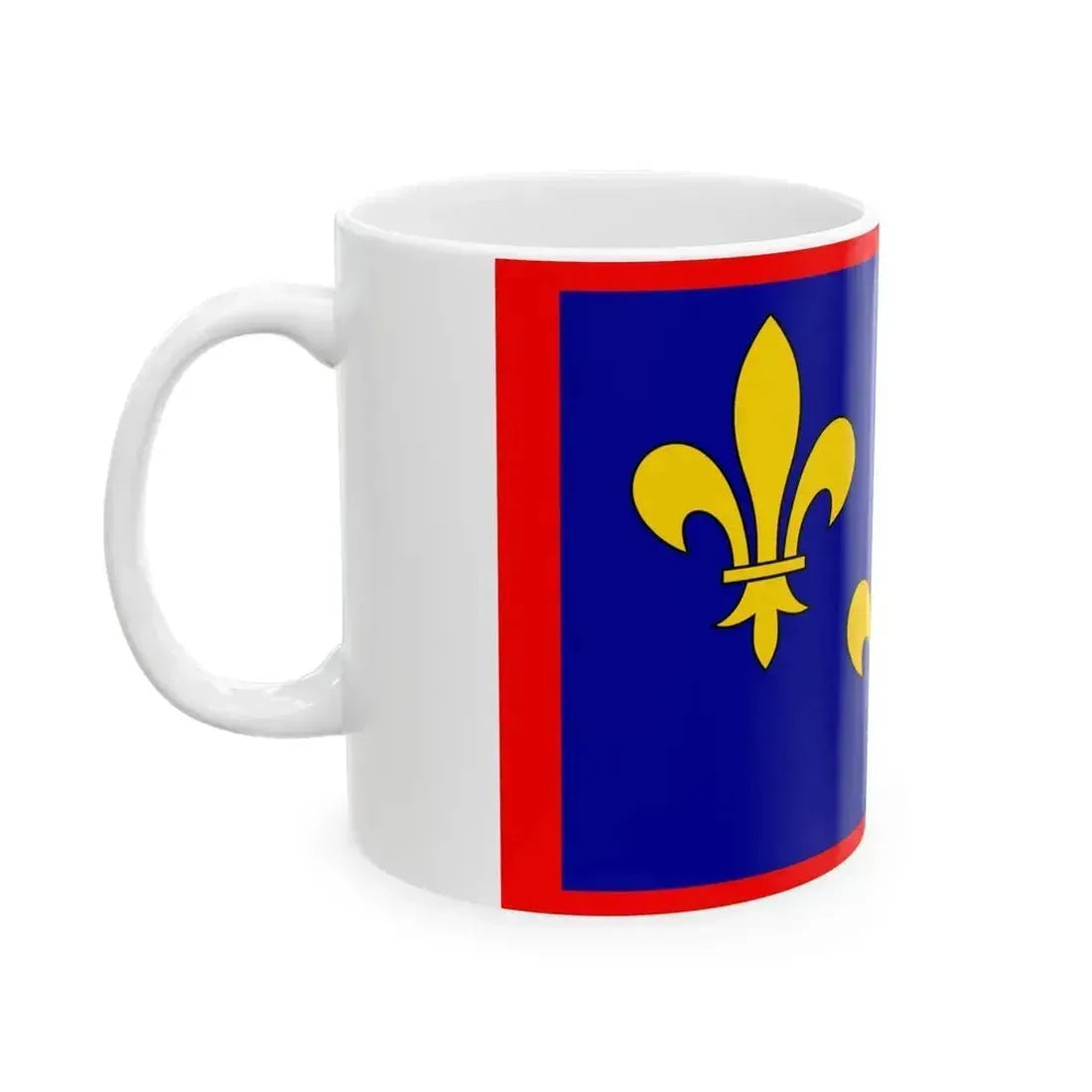 Flag of Anjou (Belgium) White Coffee Mug - Go Mug Yourself