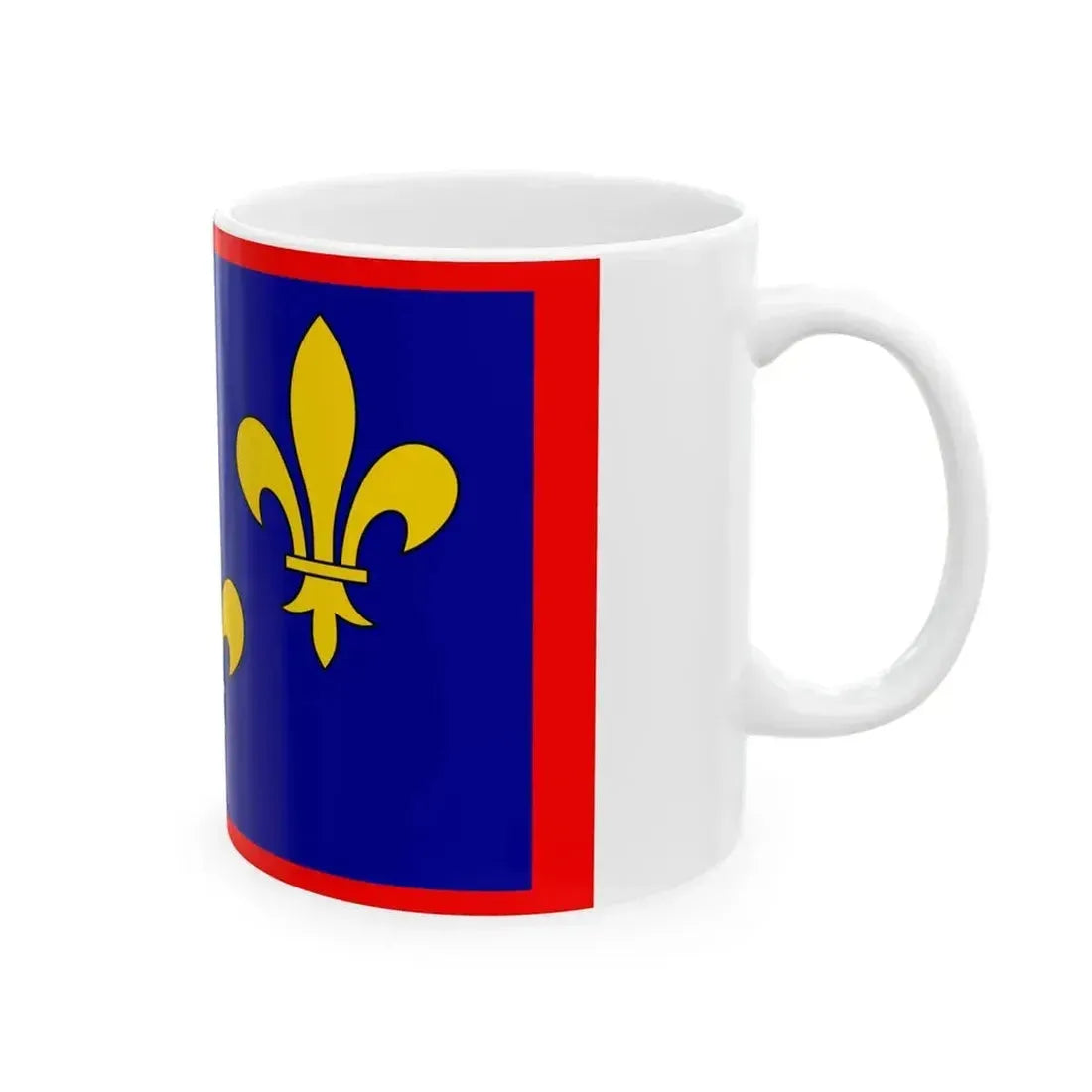 Flag of Anjou (Belgium) White Coffee Mug - Go Mug Yourself