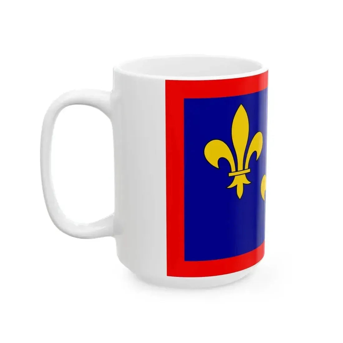 Flag of Anjou (Belgium) White Coffee Mug - Go Mug Yourself