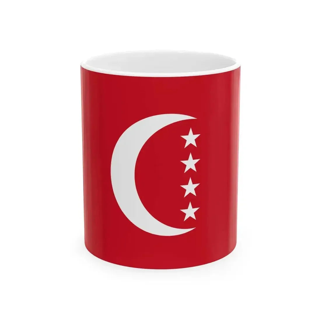 Flag of Anjouan official (Comoros) White Coffee Mug 11oz - Go Mug Yourself