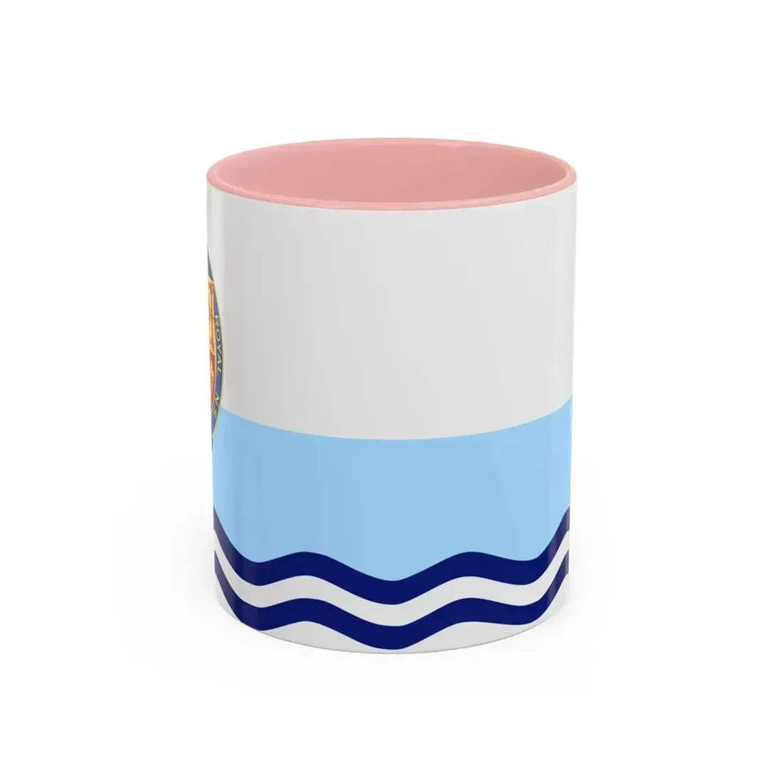 Flag of Annapolis Royal Canada - Accent Coffee Mug 11oz Pink - Go Mug Yourself