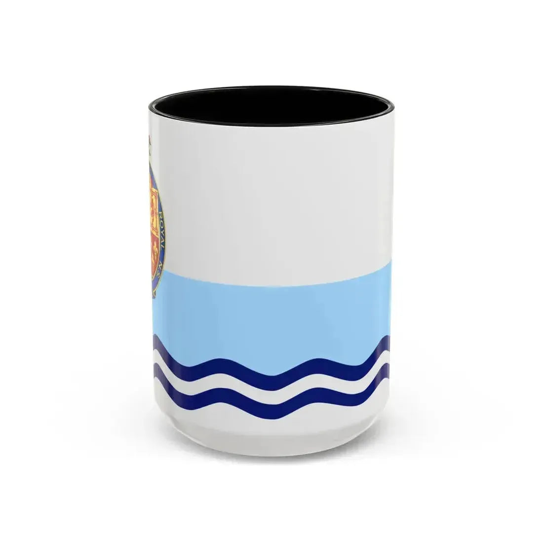 Flag of Annapolis Royal Canada - Accent Coffee Mug 15oz Black - Go Mug Yourself