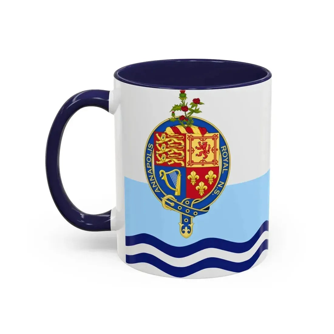 Flag of Annapolis Royal Canada - Accent Coffee Mug - Go Mug Yourself