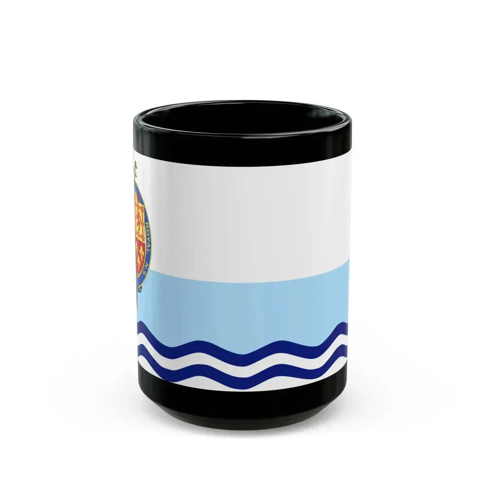 Flag of Annapolis Royal Canada - Black Coffee Mug 15oz - Go Mug Yourself