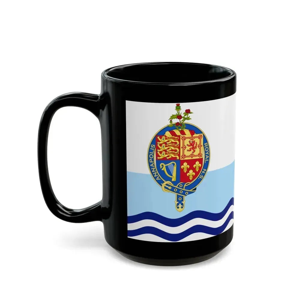 Flag of Annapolis Royal Canada - Black Coffee Mug - Go Mug Yourself