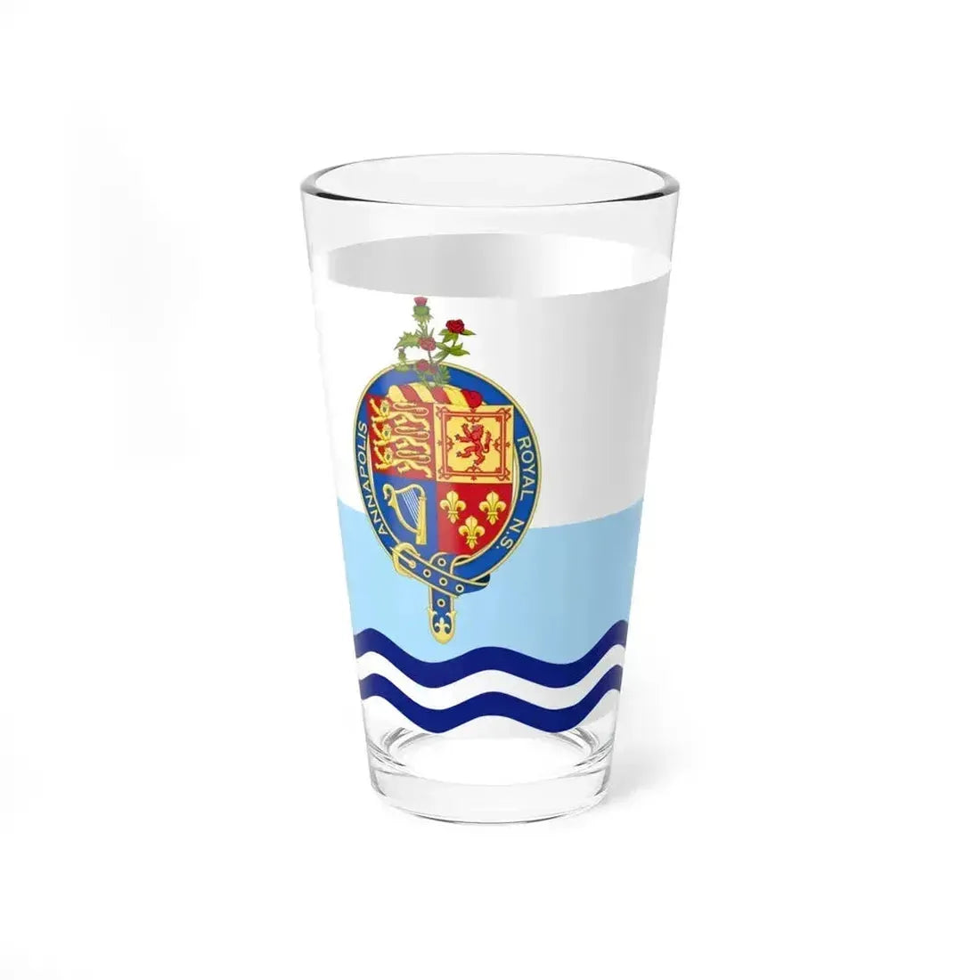 Flag of Annapolis Royal Canada - Pint Glass 16oz - Go Mug Yourself