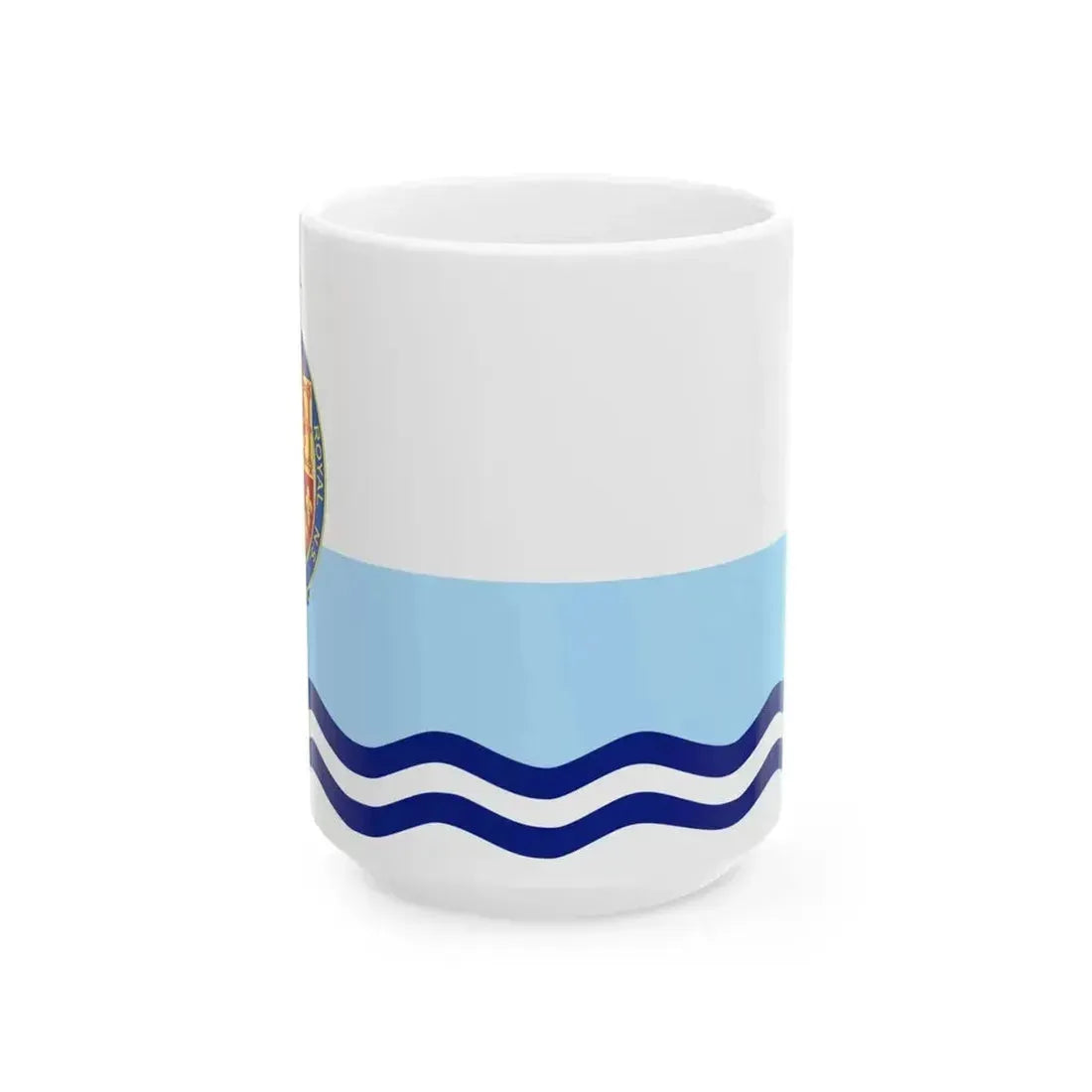 Flag of Annapolis Royal (Canada) White Coffee Mug 15oz - Go Mug Yourself