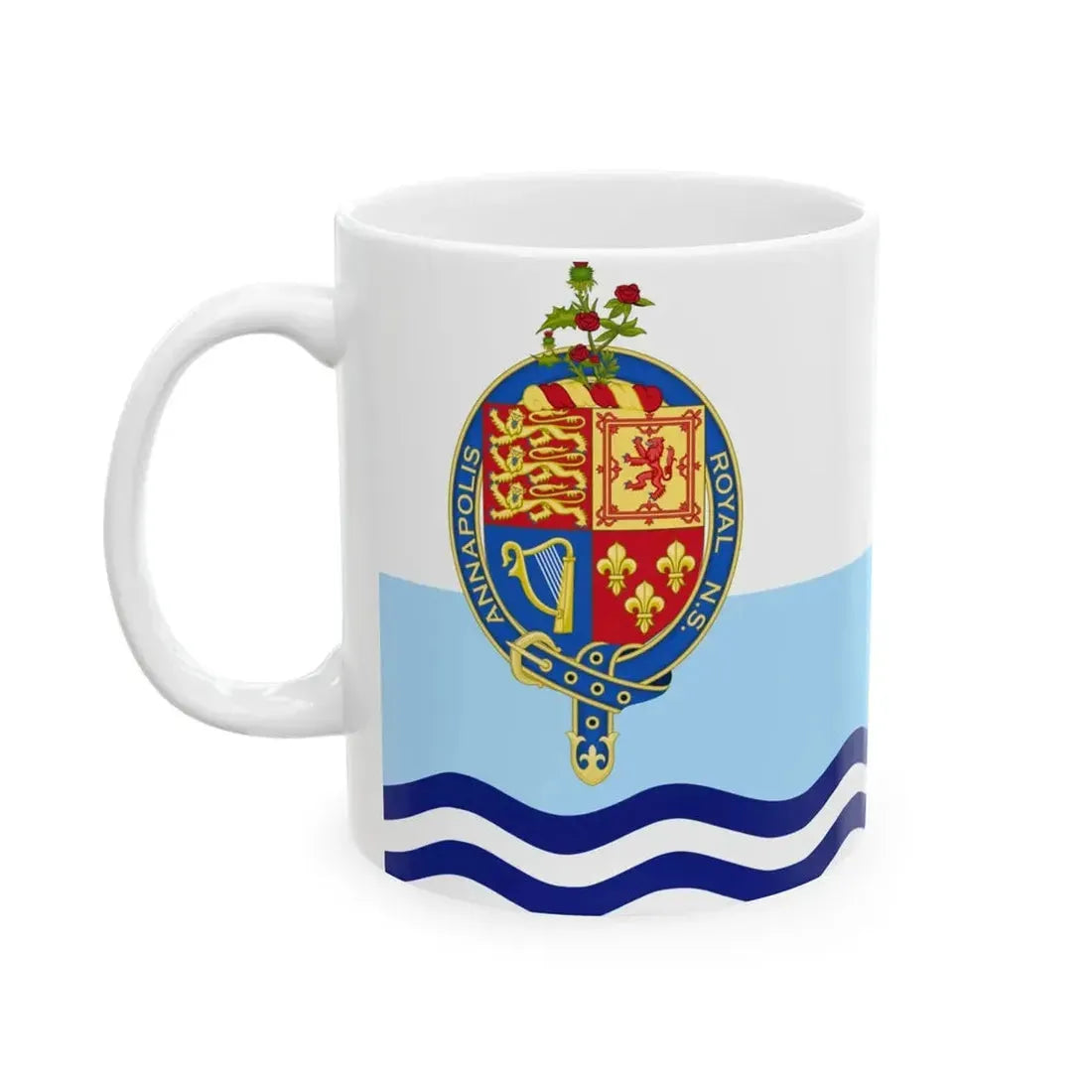 Flag of Annapolis Royal (Canada) White Coffee Mug - Go Mug Yourself