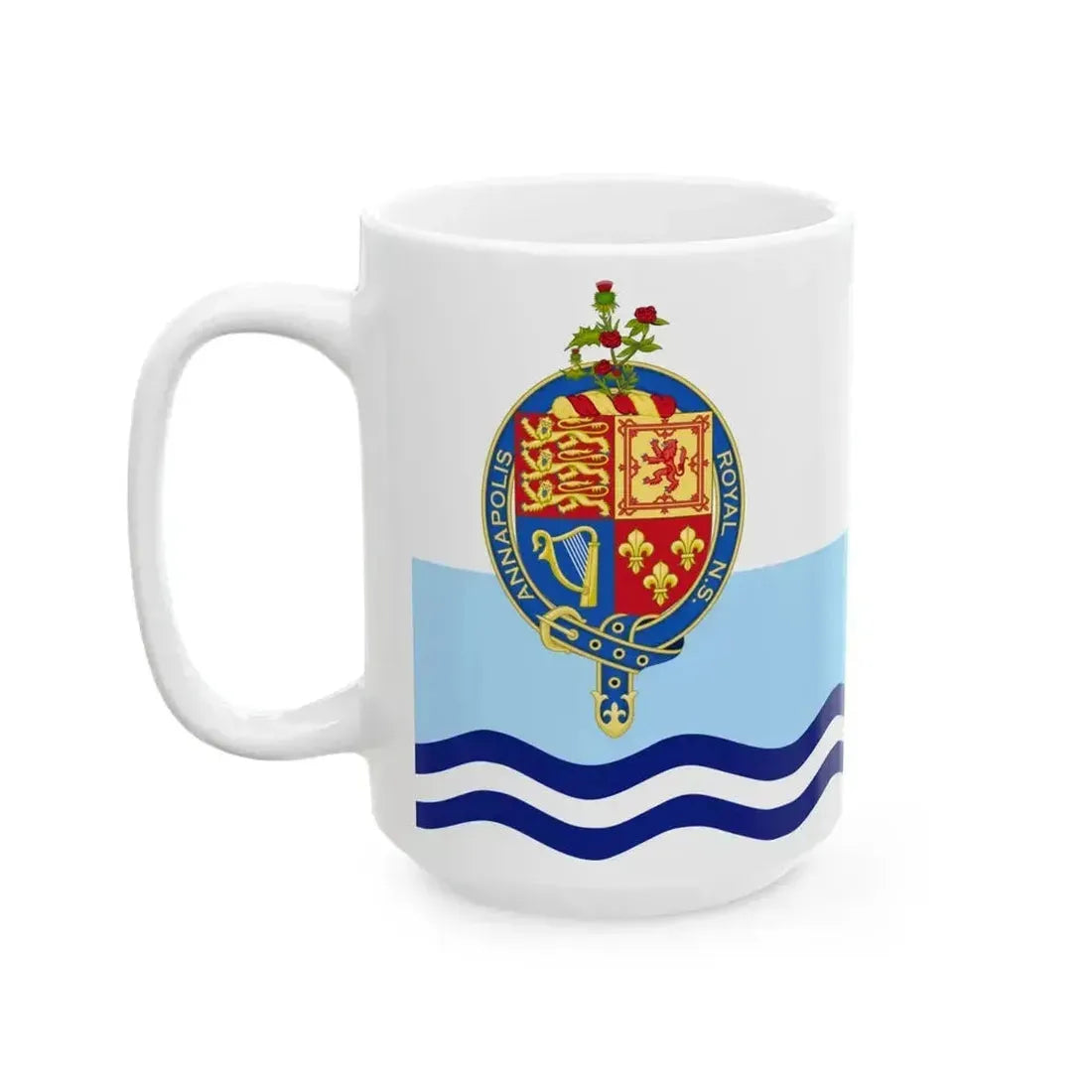 Flag of Annapolis Royal (Canada) White Coffee Mug - Go Mug Yourself