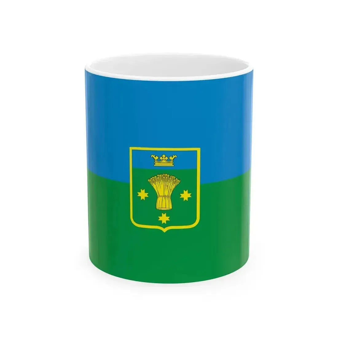 Flag of Anninskoe Leningrad oblast 2017-01 (Russia) White Coffee Mug 11oz - Go Mug Yourself