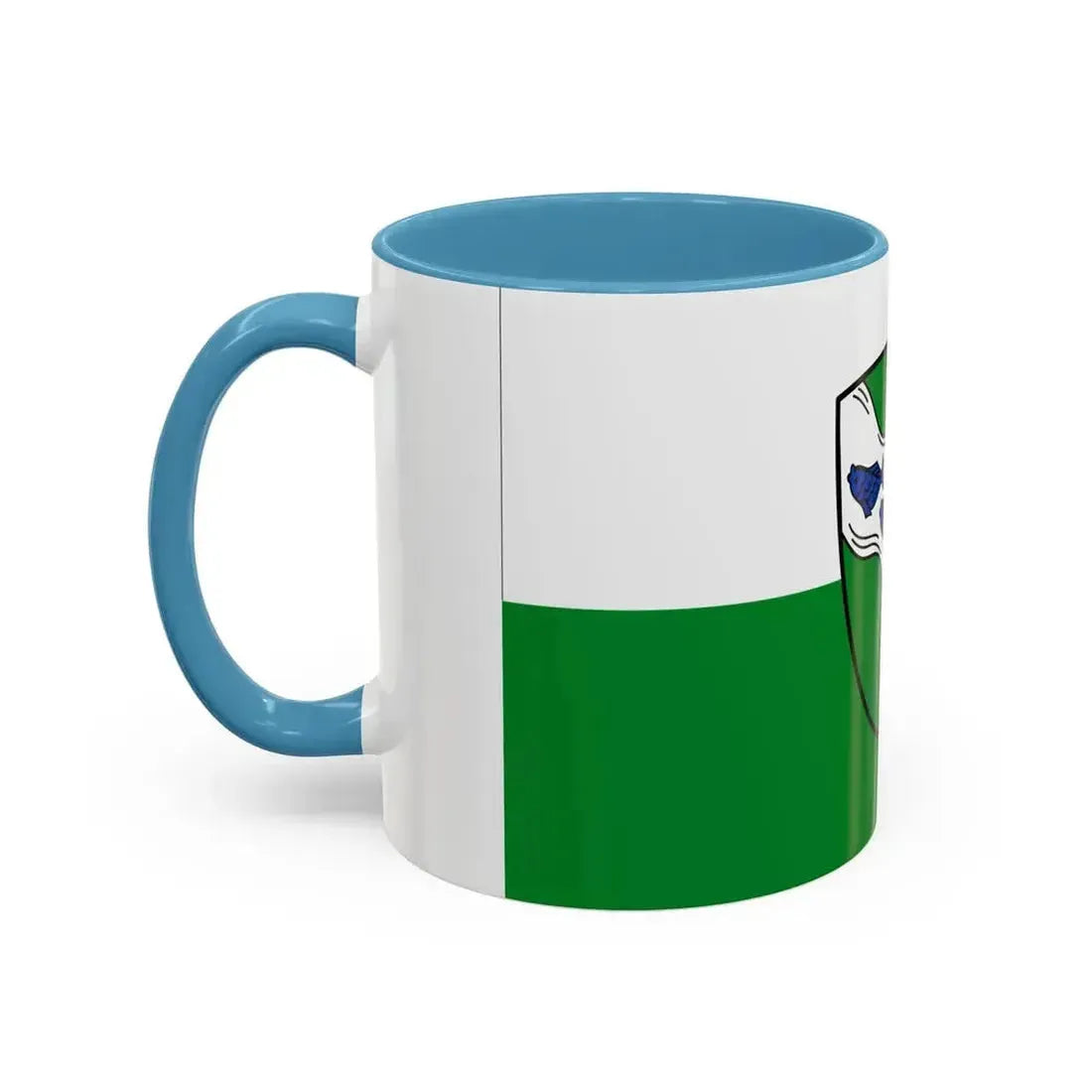 Flag of Ansbach 2 Germany - Accent Coffee Mug - Go Mug Yourself