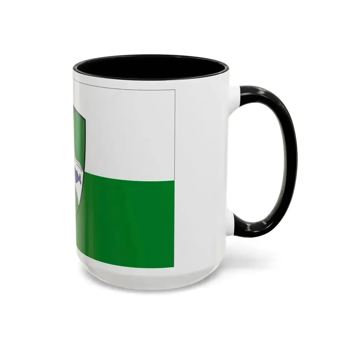 Flag of Ansbach 2 Germany - Accent Coffee Mug - Go Mug Yourself