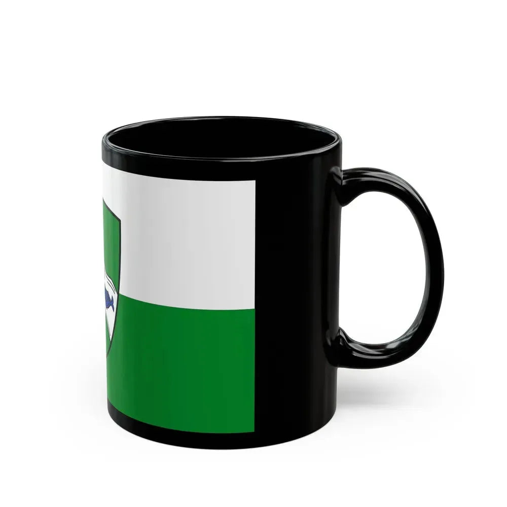 Flag of Ansbach 2 Germany - Black Coffee Mug - Go Mug Yourself
