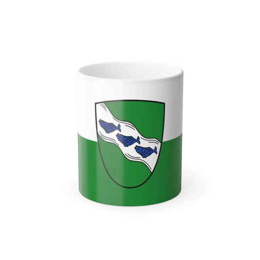 Flag of Ansbach 2 Germany - Color Changing Coffee Mug 11oz - Go Mug Yourself