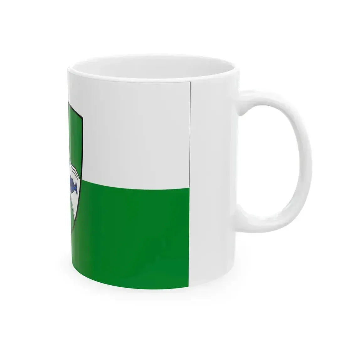 Flag of Ansbach 2 Germany - White Coffee Mug - Go Mug Yourself