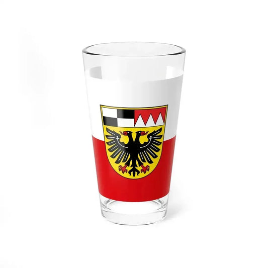 Flag of Ansbach Germany - Pint Glass 16oz 16oz - Go Mug Yourself
