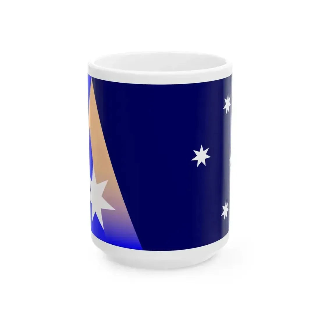 Flag of Ansett Australia (Australia) White Coffee Mug 15oz - Go Mug Yourself