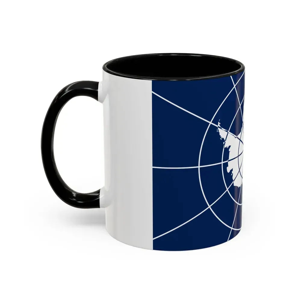 Flag of Antarctic Treaty - Accent Coffee Mug - Go Mug Yourself