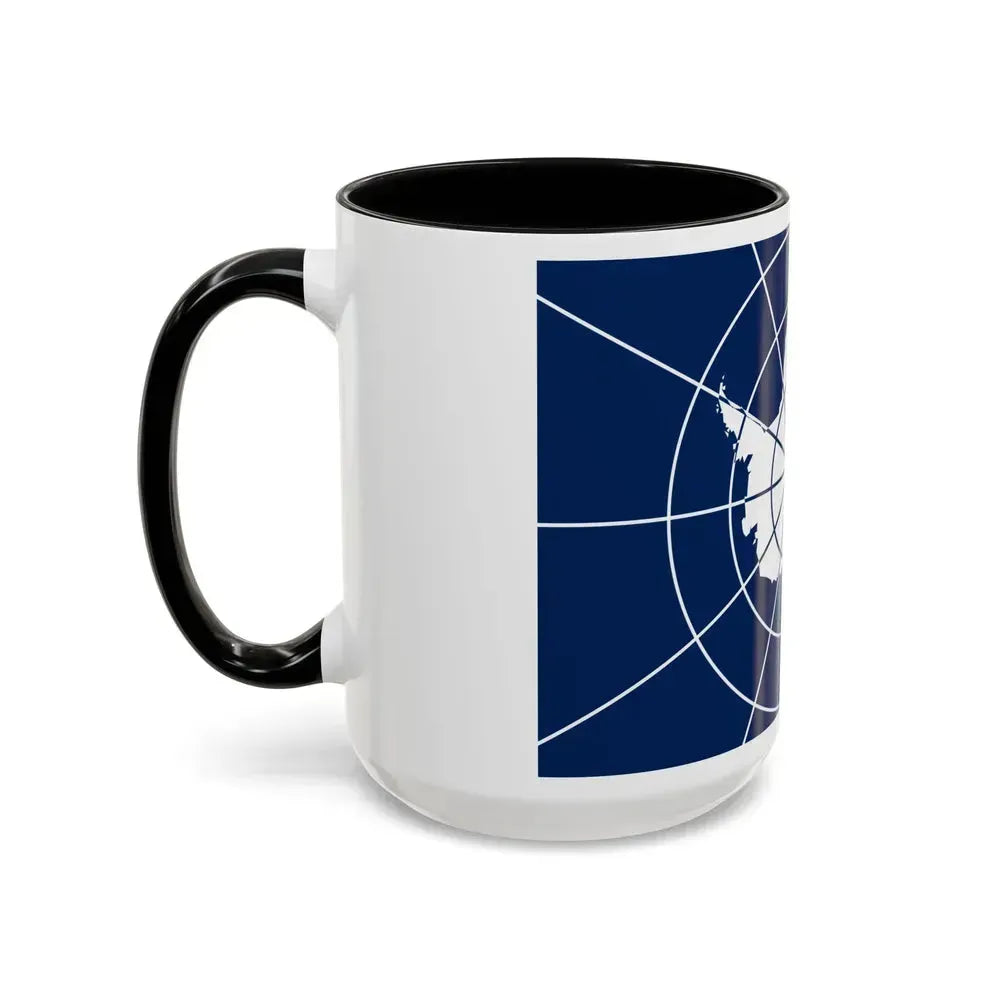 Flag of Antarctic Treaty - Accent Coffee Mug - Go Mug Yourself
