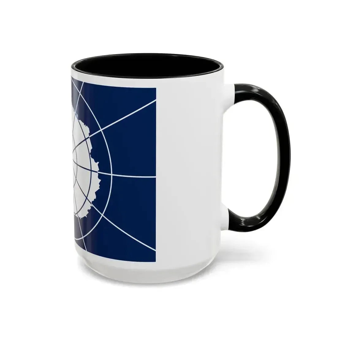 Flag of Antarctic Treaty - Accent Coffee Mug - Go Mug Yourself