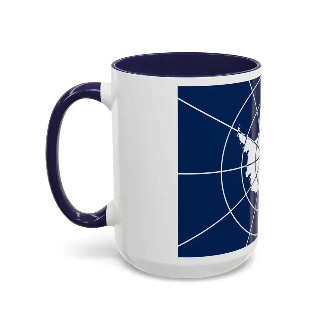 Flag of Antarctic Treaty - Accent Coffee Mug - Go Mug Yourself