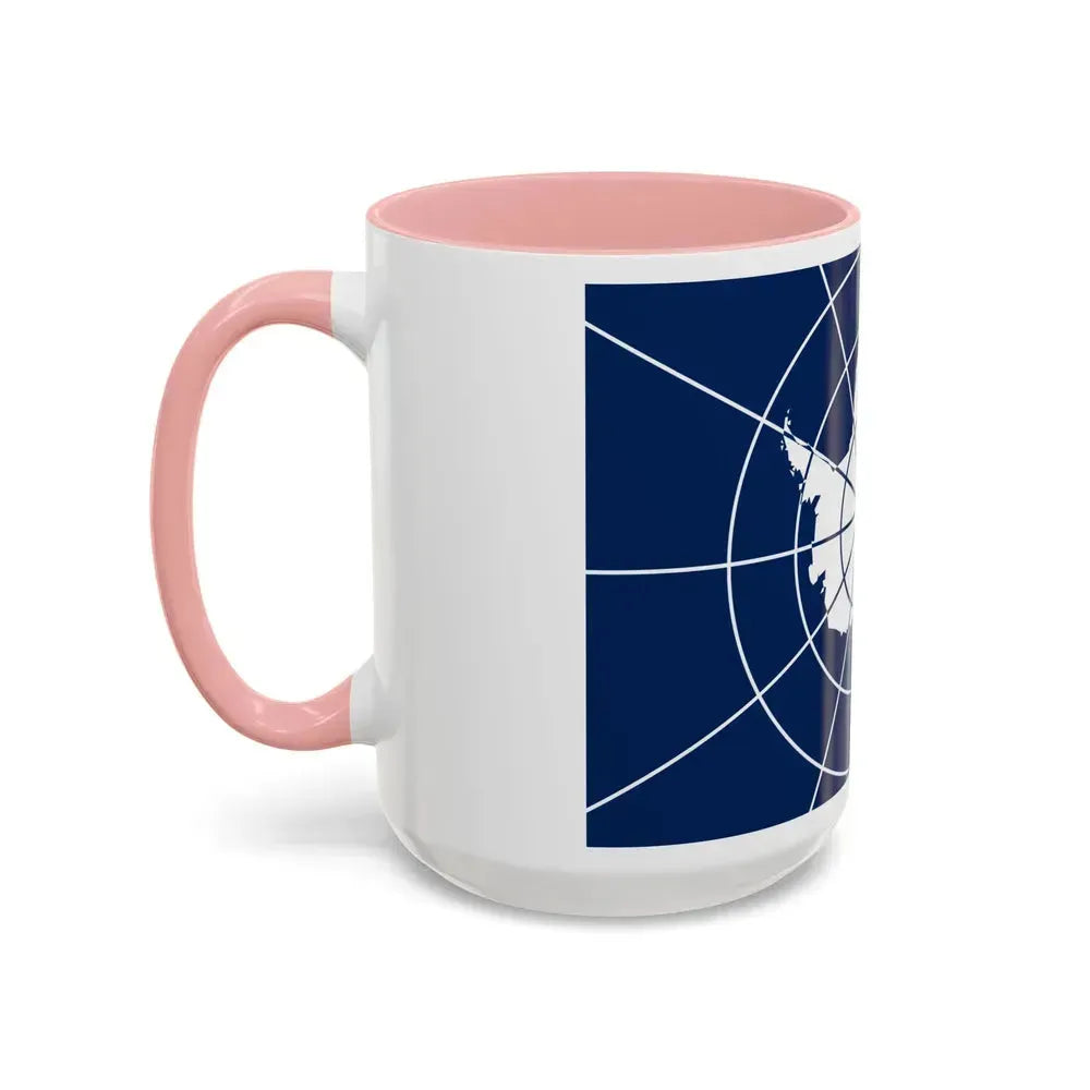 Flag of Antarctic Treaty - Accent Coffee Mug - Go Mug Yourself
