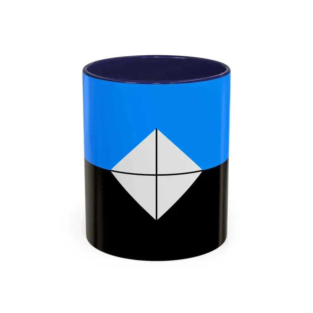 Flag of Antarctic Vexillological Association - Accent Coffee Mug 11oz Navy - Go Mug Yourself