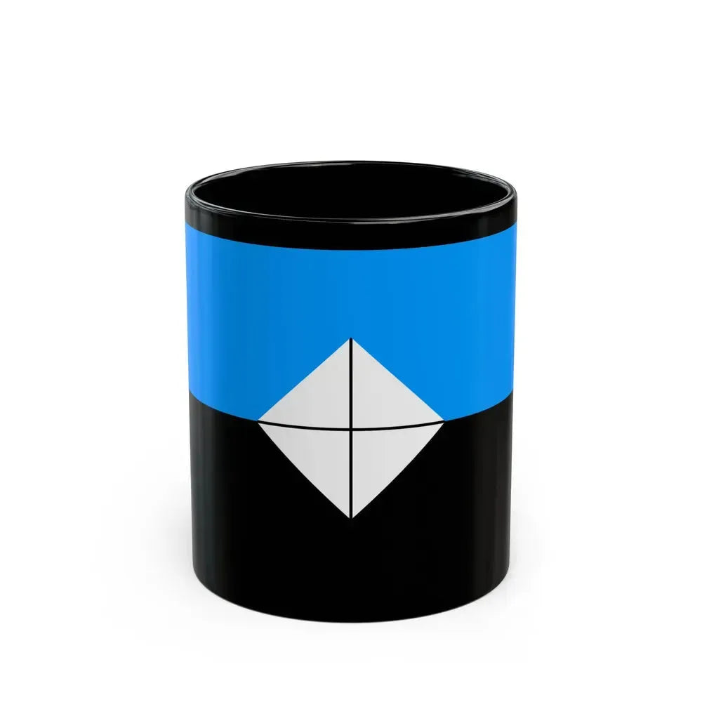Flag of Antarctic Vexillological Association - Black Coffee Mug 11oz - Go Mug Yourself