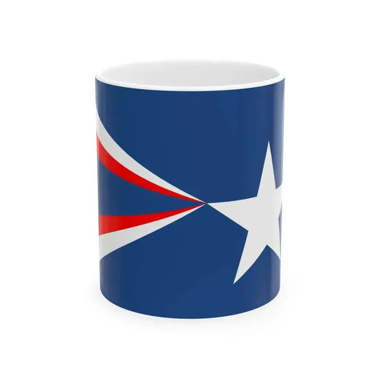 Flag of Anthony Texas (United States) White Coffee Mug 11oz - Go Mug Yourself