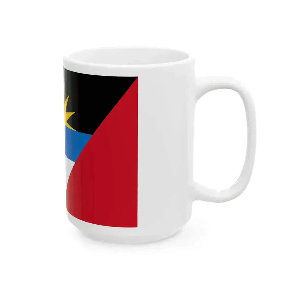 Flag of Antigua and Barbuda (Antigua and Barbuda) White Coffee Mug - Go Mug Yourself