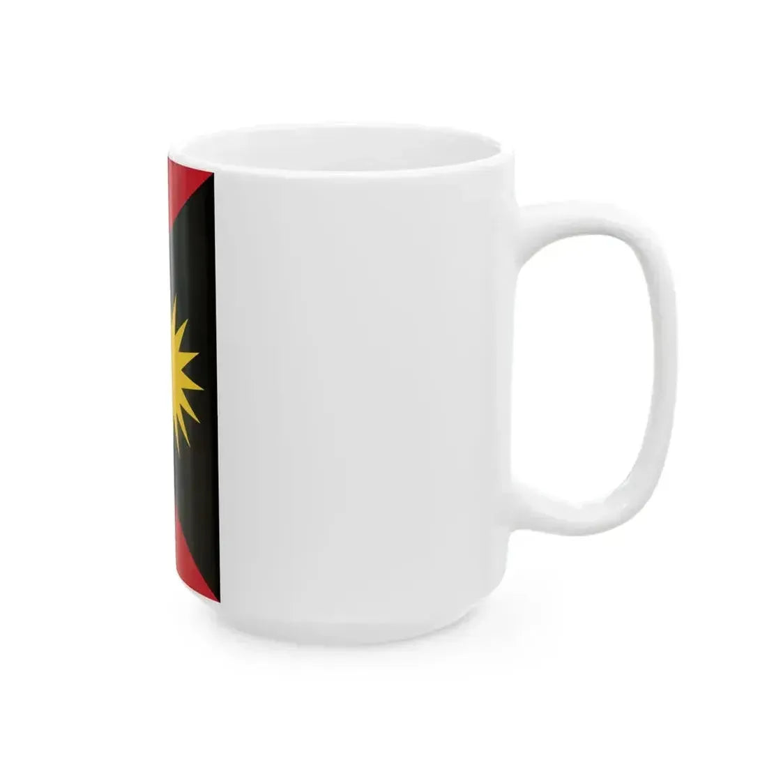 Flag of Antigua and Barbuda vertical (Antigua and Barbuda) White Coffee Mug - Go Mug Yourself