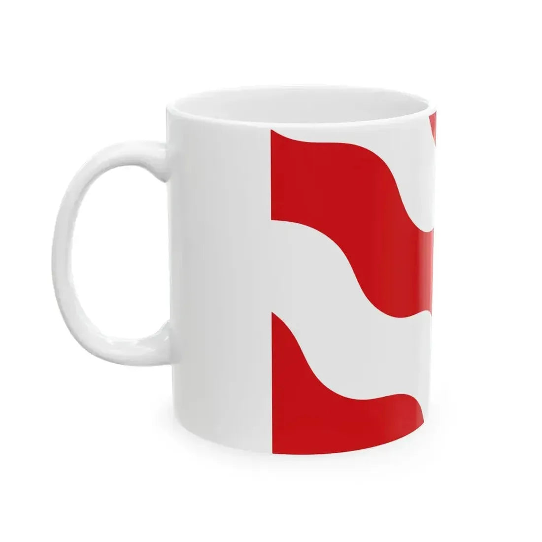 Flag of Antoing (Belgium) White Coffee Mug - Go Mug Yourself