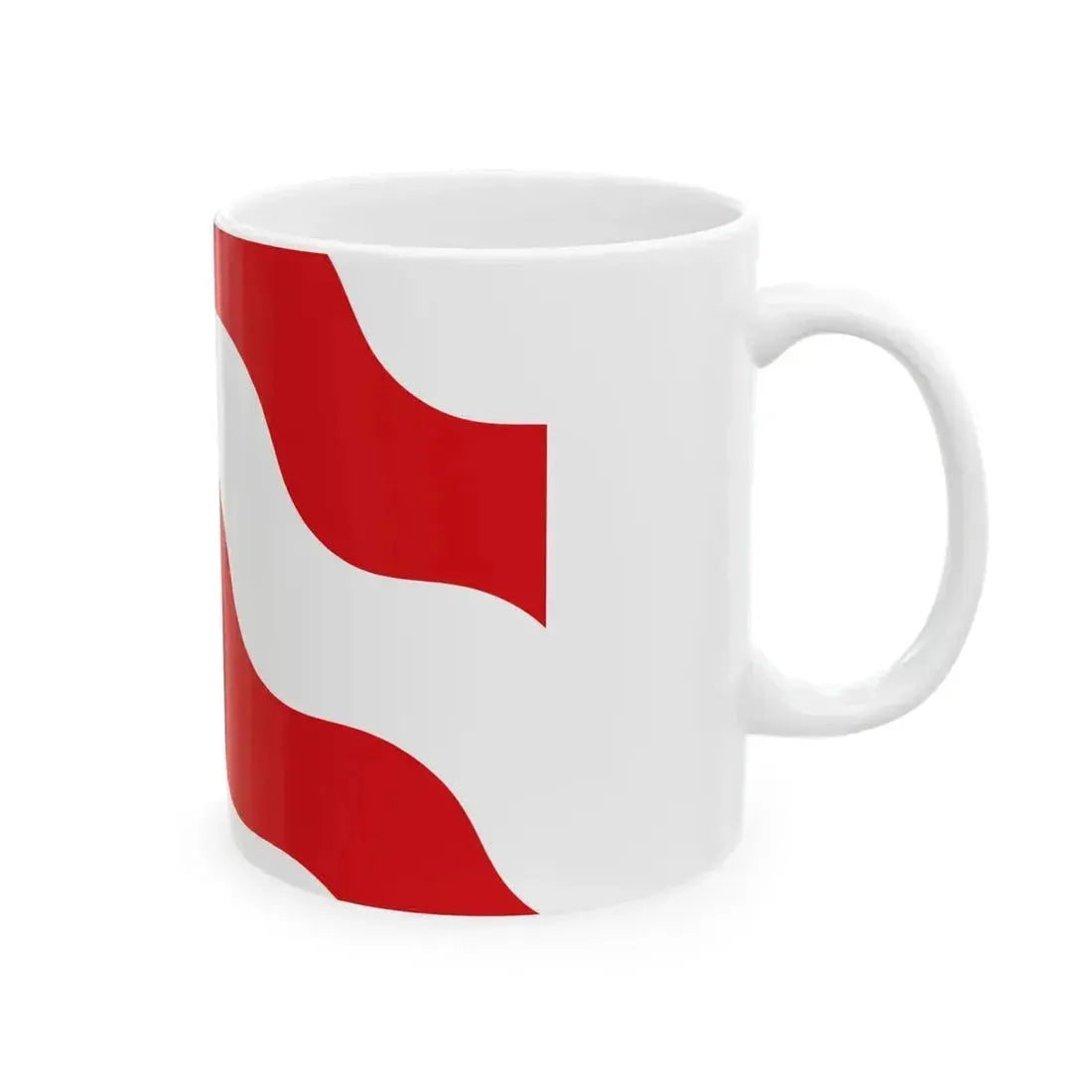 Flag of Antoing (Belgium) White Coffee Mug - Go Mug Yourself
