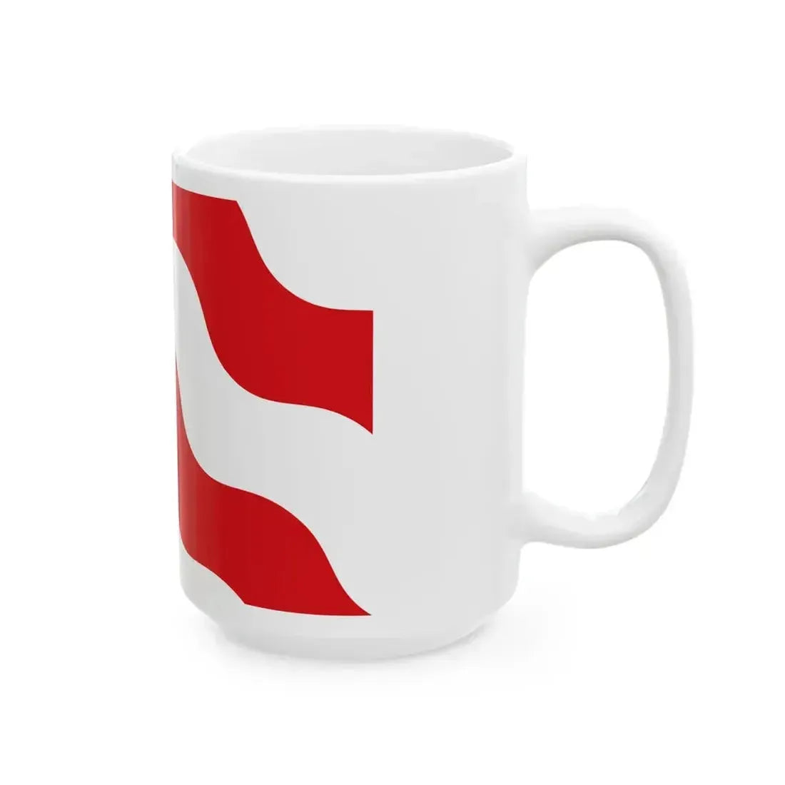 Flag of Antoing (Belgium) White Coffee Mug - Go Mug Yourself